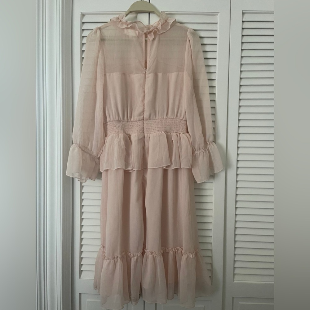 Bohme Light Pink Midi Dress - Picture 3 of 5